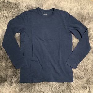 Rough Dress Long Sleeve Shirt Navy
